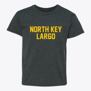 North Key Largo Florida Classic Block Youth T-shirt