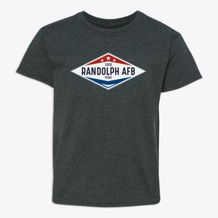 Randolph Afb Texas Diamond Star Youth T-shirt
