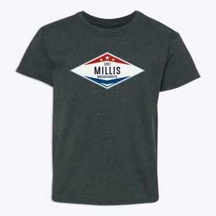 Millis Massachusetts Diamond Star Youth T-shirt