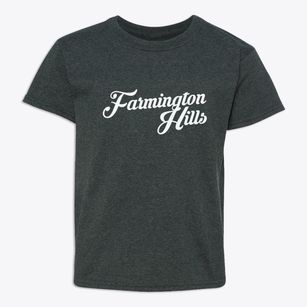 Farmington Hills Michigan Vintage Team Youth T-shirt