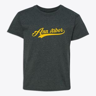 Ann Arbor Michigan Vintage Team Youth T-shirt