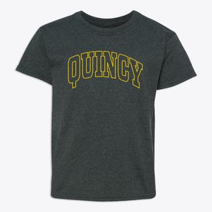 Quincy Wisconsin Trendy Block Youth T-shirt