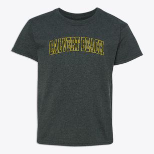 Calvert Beach Maryland Trendy Block Youth T-shirt