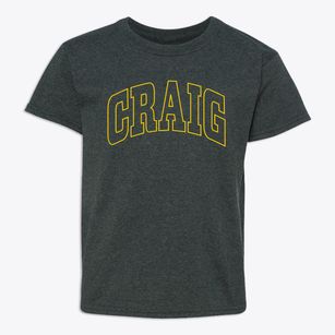 Craig Missouri Trendy Block Youth T-shirt