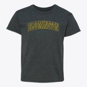 Bloomington Illinois Trendy Block Youth T-shirt