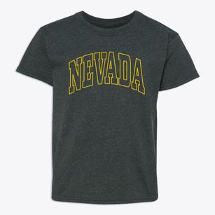 Nevada Missouri Trendy Block Youth T-shirt
