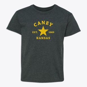 Caney Kansas Star Youth T-shirt