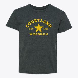 Courtland Wisconsin Star Youth T-shirt