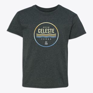 Celeste Texas Color Fade Youth T-shirt
