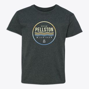 Pellston Michigan Color Fade Youth T-shirt