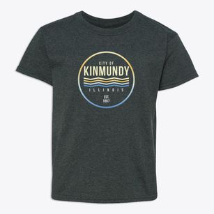 Kinmundy Illinois Color Fade Youth T-shirt