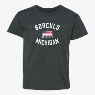 Borculo Michigan Patriot Youth T-shirt
