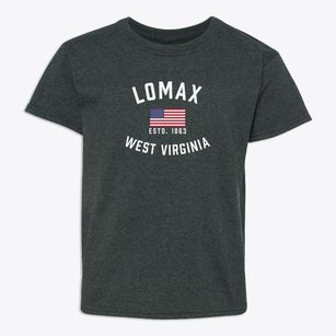 Lomax West Virginia Patriot Youth T-shirt