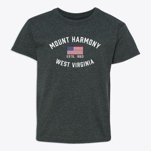 Mount Harmony West Virginia Patriot Youth T-shirt