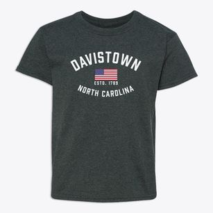 Davistown North Carolina Patriot Youth T-shirt