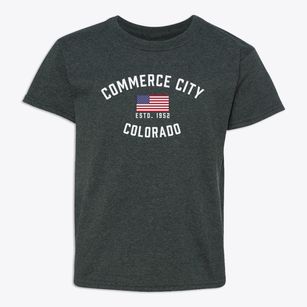 Commerce City Colorado Patriot Youth T-shirt