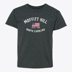Moffitt Hill North Carolina Patriot Youth T-shirt