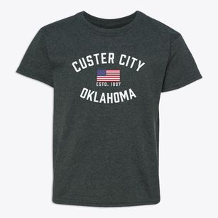 Custer City Oklahoma Patriot Youth T-shirt