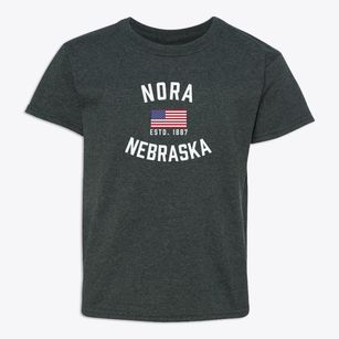 Nora Nebraska Patriot Youth T-shirt