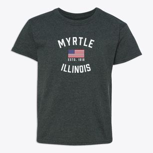 Myrtle Illinois Patriot Youth T-shirt