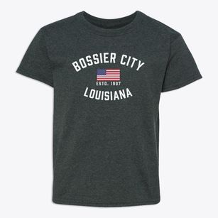 Bossier City Louisiana Patriot Youth T-shirt