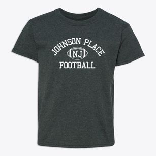 Johnson Place New Jersey Football Youth T-shirt
