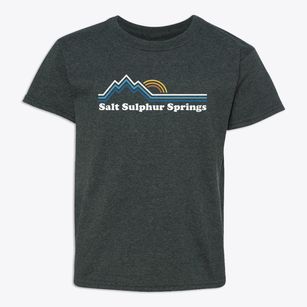 Salt Sulphur Springs West Virginia Mountain View Youth T-shirt
