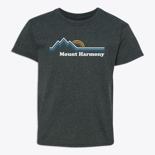 Mount Harmony West Virginia Mountain View Youth T-shirt
