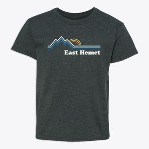 East Hemet California Mountain View Youth T-shirt