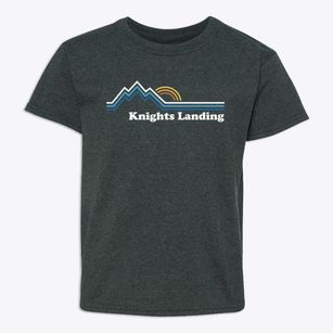 Knights Landing Maine Mountain View Youth T-shirt