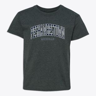 Peshawbestown Michigan Traditional Youth T-shirt