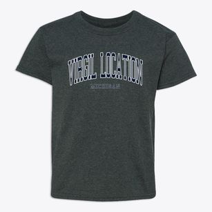 Virgil Location Michigan Traditional Youth T-shirt