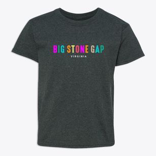 Big Stone Gap Virginia Color Pop Youth T-shirt