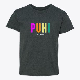 Puhi Hawaii Color Pop Youth T-shirt