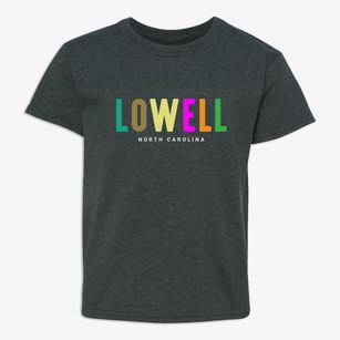 Lowell North Carolina Color Pop Youth T-shirt