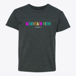 Mountain View Hawaii Color Pop Youth T-shirt