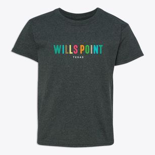 Wills Point Texas Color Pop Youth T-shirt
