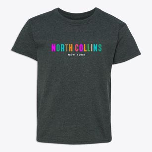 North Collins New York Color Pop Youth T-shirt