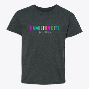 Hamilton City California Color Pop Youth T-shirt