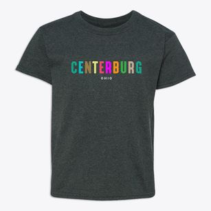 Centerburg Ohio Color Pop Youth T-shirt