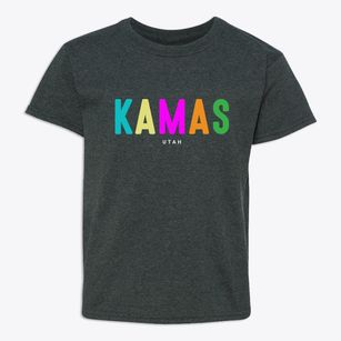 Kamas Utah Color Pop Youth T-shirt