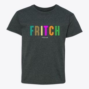 Fritch Texas Color Pop Youth T-shirt