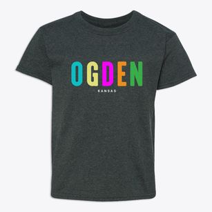 Ogden Kansas Color Pop Youth T-shirt