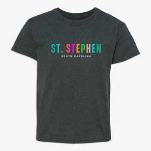St. Stephen South Carolina Color Pop Youth T-shirt