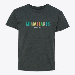 Miami Lakes Florida Color Pop Youth T-shirt