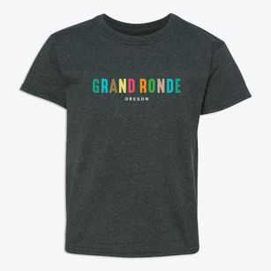 Grand Ronde Oregon Color Pop Youth T-shirt