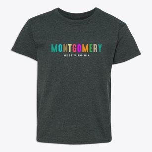 Montgomery West Virginia Color Pop Youth T-shirt