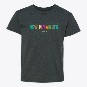 New Plymouth Idaho Color Pop Youth T-shirt