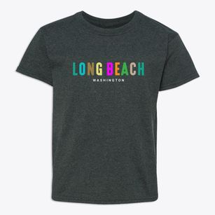 Long Beach Washington Color Pop Youth T-shirt