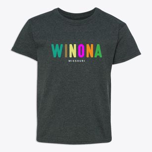 Winona Missouri Color Pop Youth T-shirt